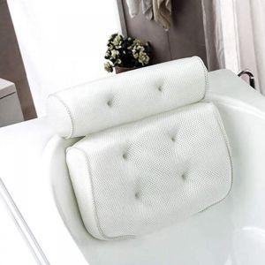 3D Mesh Spa Bath Pillow Home Massage Bathtub Head Neck Shoulders Support Cushion